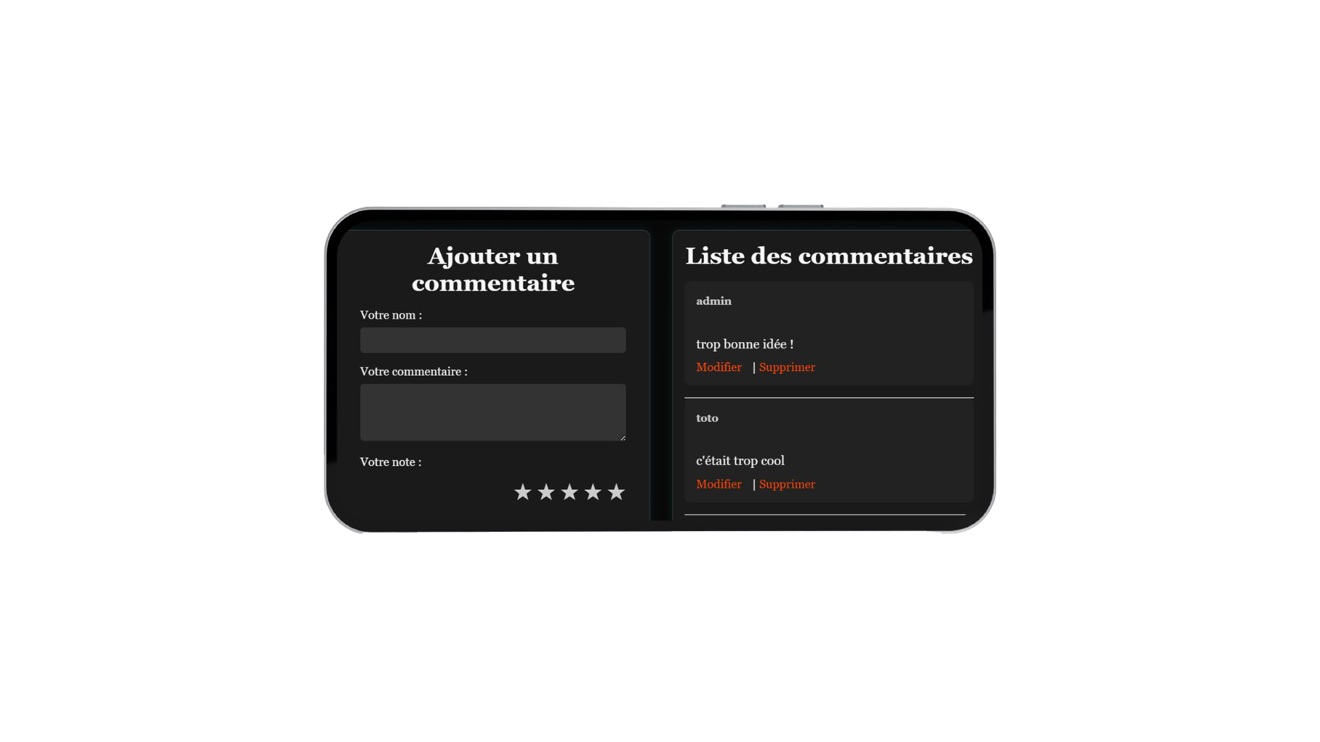 Capture du site 4